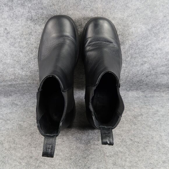Staud Shoes Womens 36 Boots Chelsea Palamino Leather Casual Platform Black Ankle - Picture 10 of 16